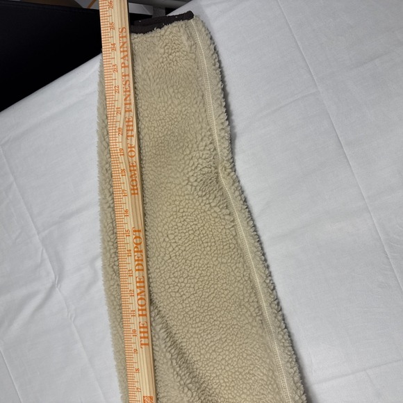 JACKET Vintage Patagonia MENS LARGE Classic Retro X Deep Pile Oatmeal Fleece - Picture 7 of 9